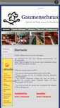 Mobile Screenshot of nb-gaumenschmaus.de